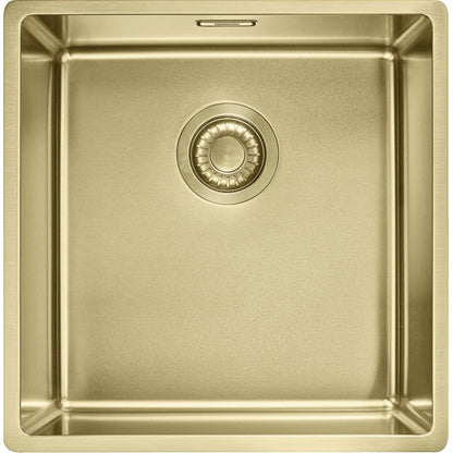Franke Mythos Masterpiece BXM 210/110-40 Single Bowl Undermount Kitchen Sink in Gold