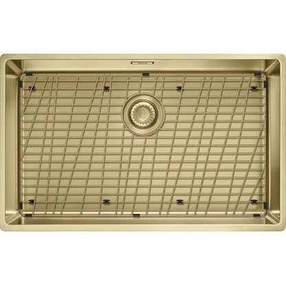 Franke Mythos Masterpiece Kitchen sink BXM 210/110-68 GOLD with matching grid