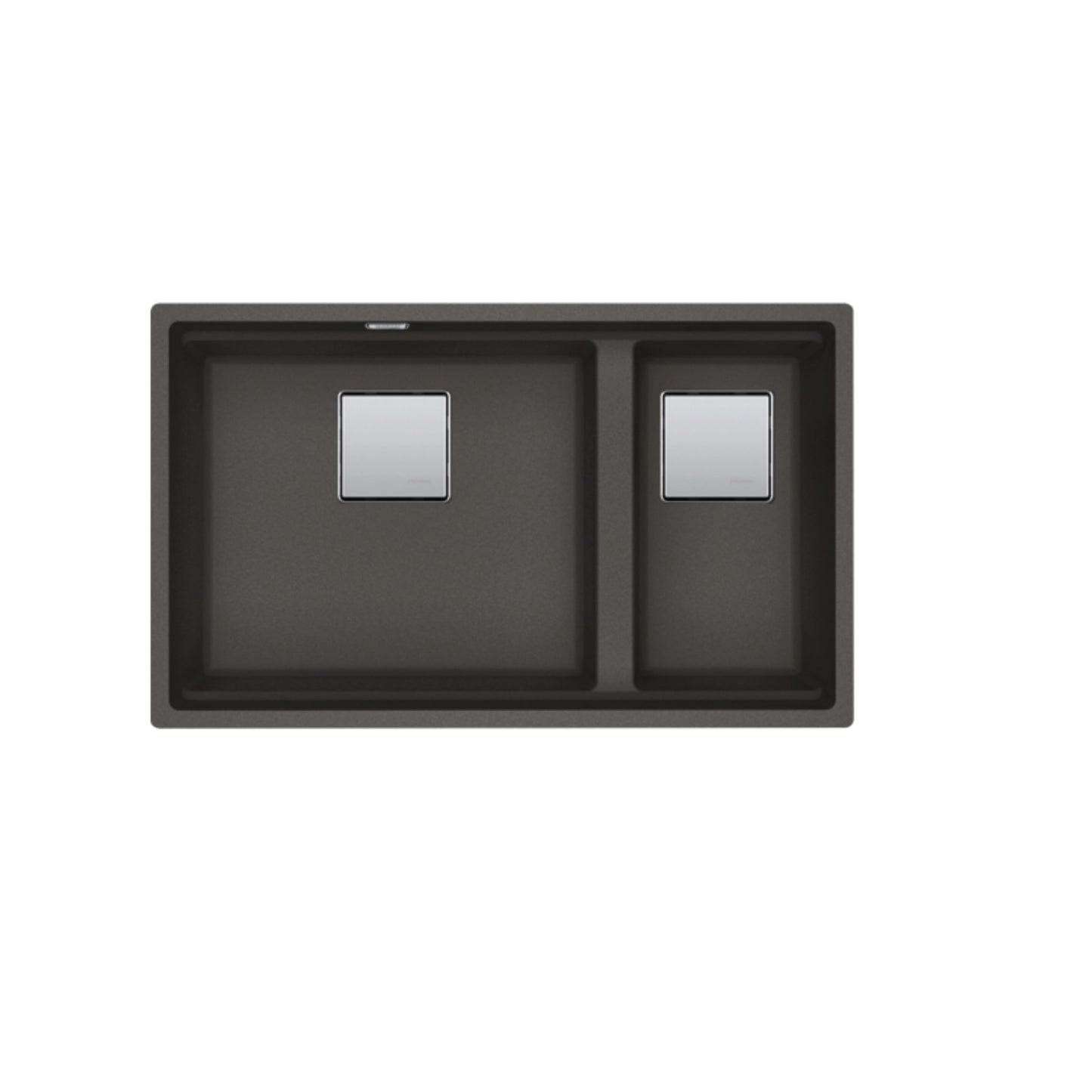 Franke Kubus 2 1.5 Bowl Undermount Fragranite Kitchen Sink KNG 120 - Slate Grey