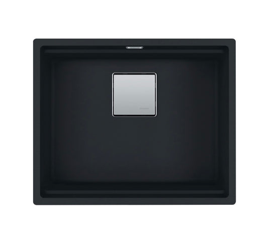 Franke Kubus KNG 110-52 Single Bowl Undermount Sink Matt Black