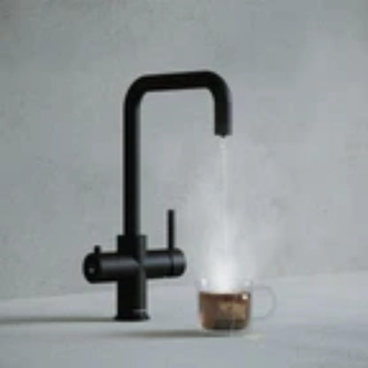 Hanström 3-in-1 Square Instant Boiling Water Tap - Matt Black