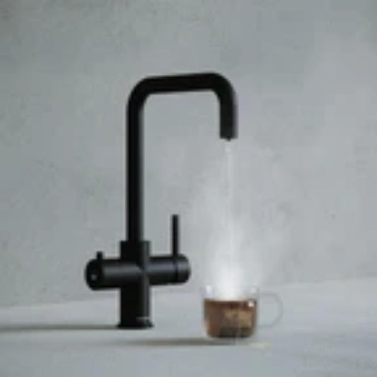 Hanström 3-in-1 Square Instant Boiling Water Tap - Matt Black