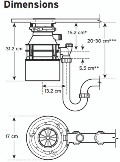 InSinkErator Standard S460 Waste Disposal Unit | The Tap Specialist