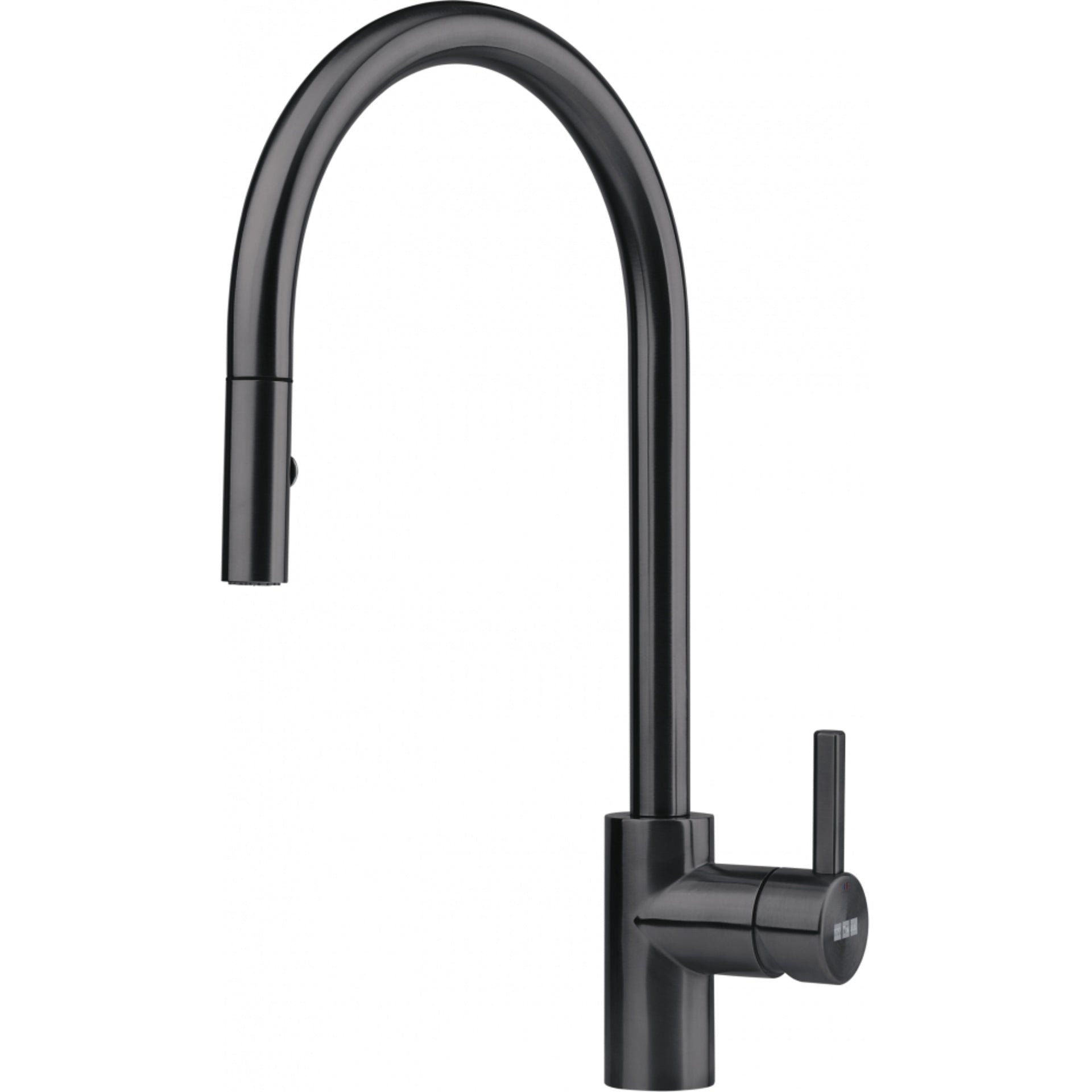 Franke Eos Neo Pull Down Spray Industrial Black Kitchen Tap – The 