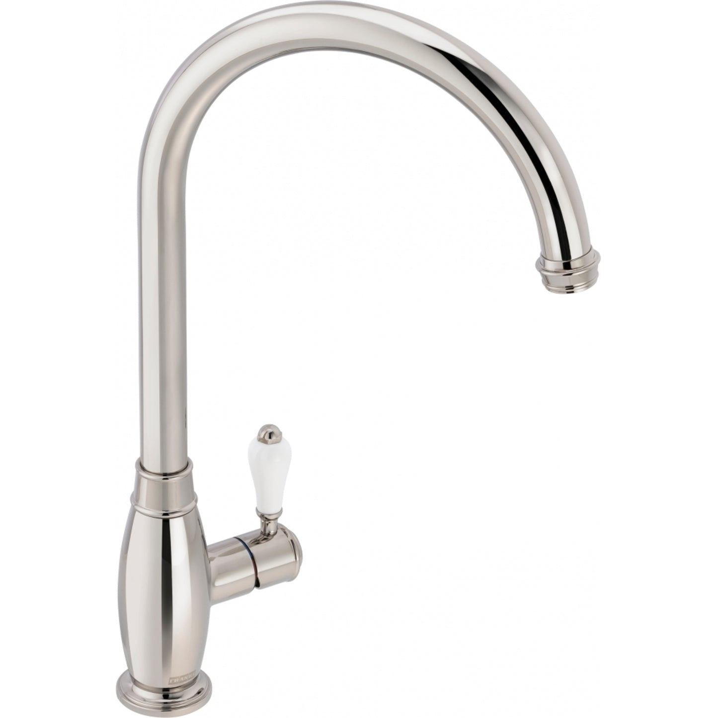 Franke Gloriana Classic Side Lever J-Spout Polished Nickle Kitchen Tap