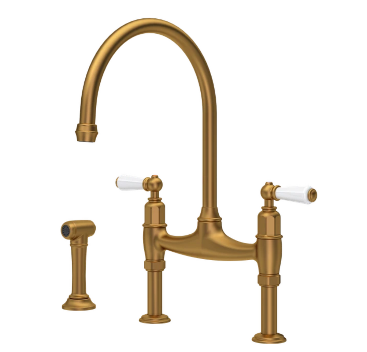 Perrin & Rowe Ionian Kitchen Sink Bridge Tap & Rinse 4173