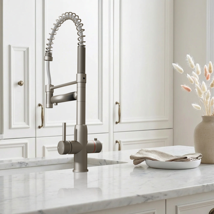 Hanström 3-in-1 Spring Pro Instant Boiling Water Tap – Brushed Nickel