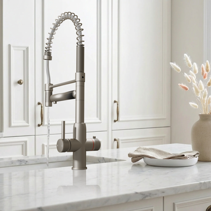 Hanström 3-in-1 Spring Pro Instant Boiling Water Tap – Brushed Nickel