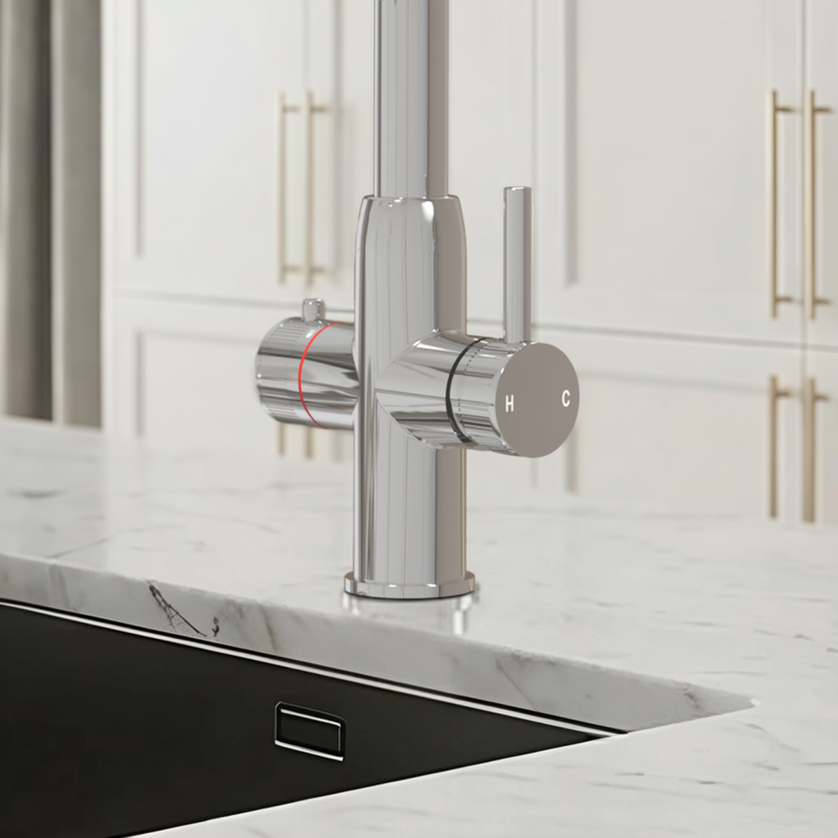 Hanström Spring Pro 3-in-1 Chrome Tap 