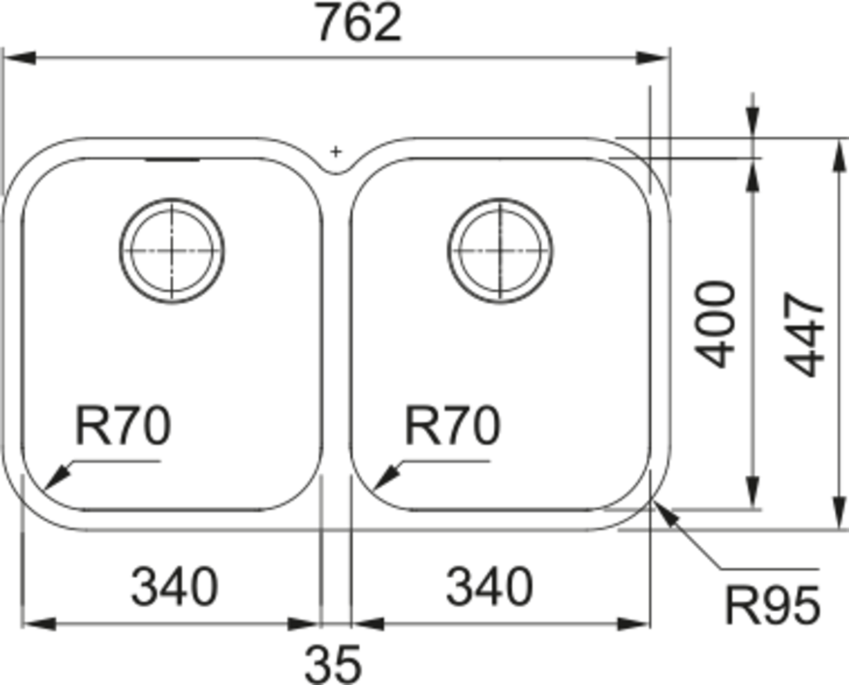 Franke Smart SRX 120-34-34 Double Bowl Kitchen Sink | The Tap Specialist