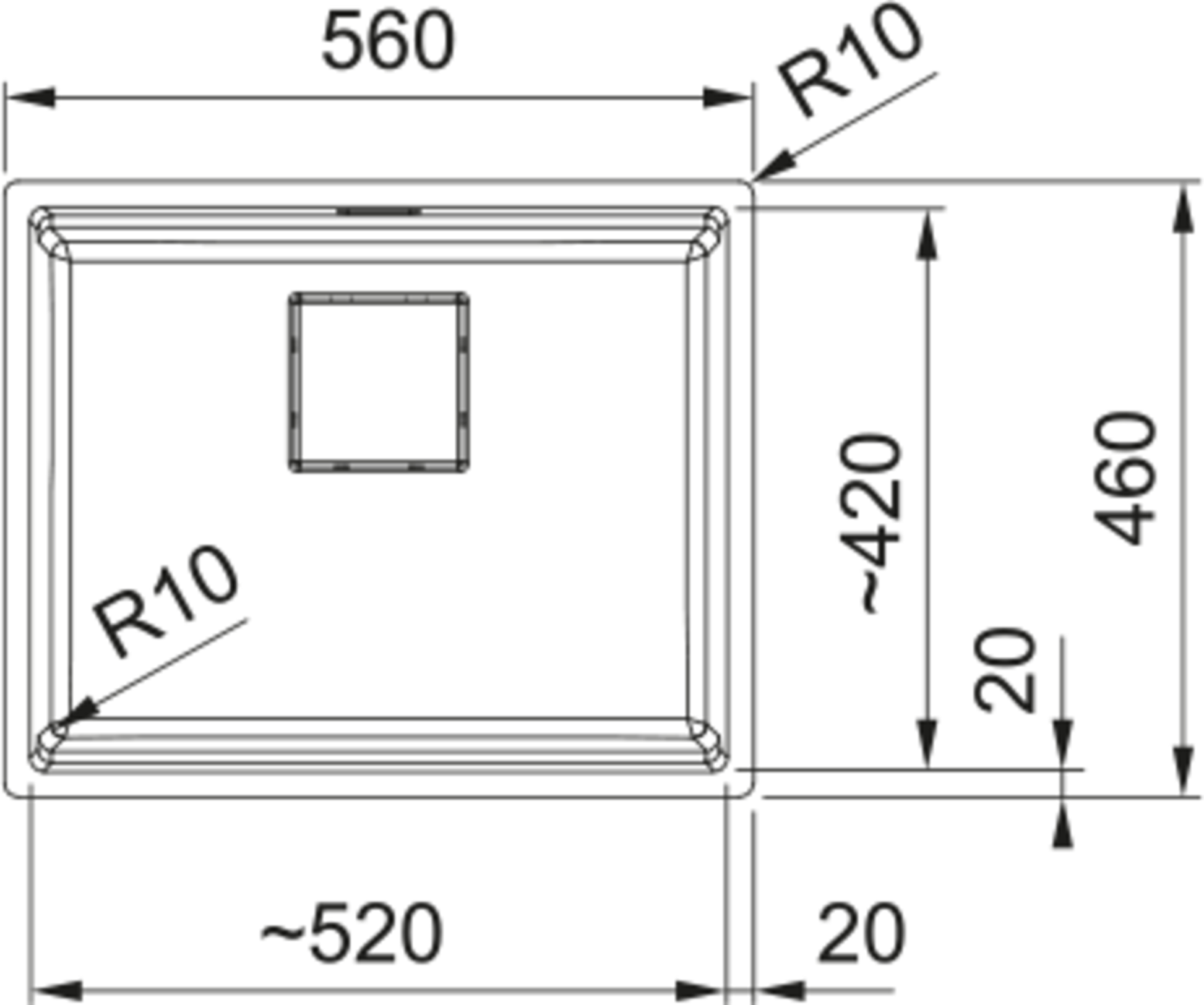 Franke Kubus 2 Pro KNG 110-52 Undermount Sink | The Tap Specialist