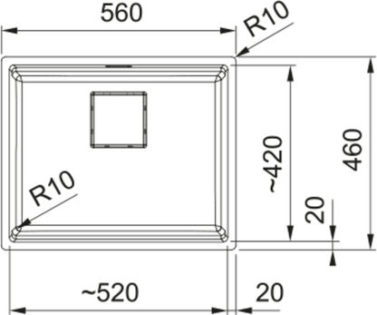 Franke Kubus 2 Pro KNG 110-52 Undermount Sink | The Tap Specialist