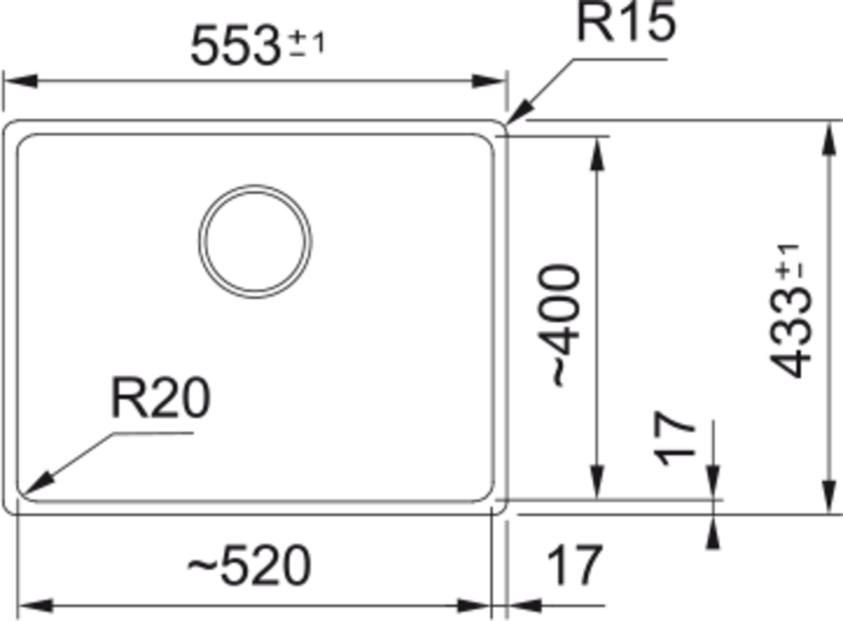Franke Undermount Maris MRG 110-52 Polar White Sink