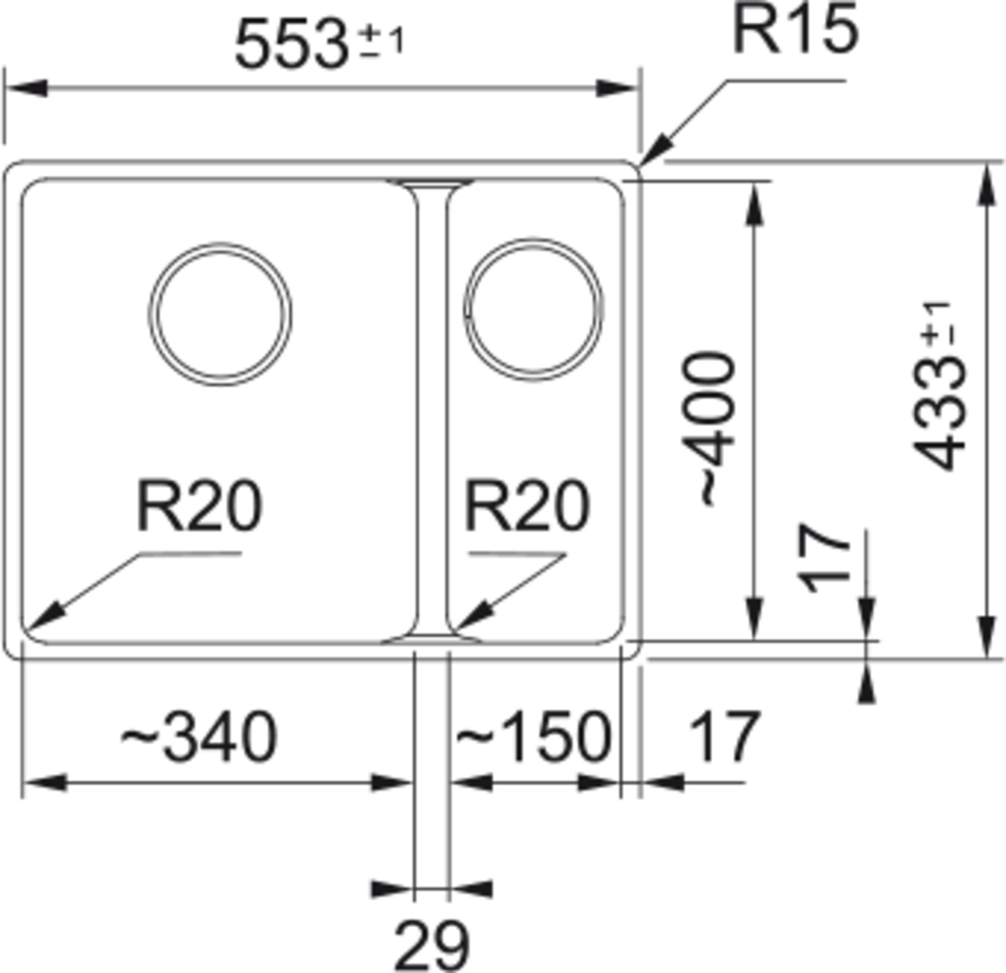 Franke Maris Undermount MRG 160-34-15 Polar White Sink