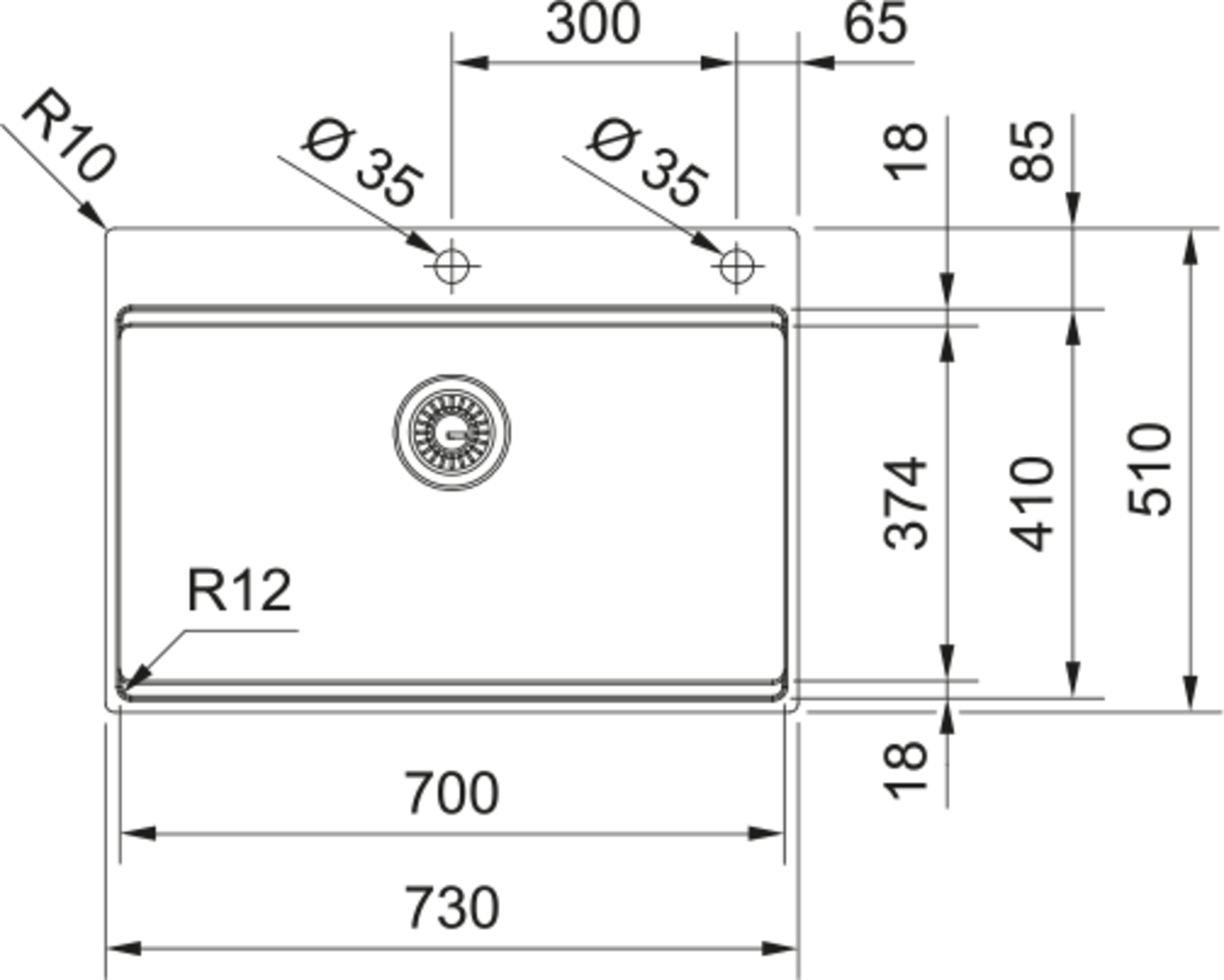Franke Box Pro BXX PRO 210-70 TL Inset Sink | The Tap Specialist