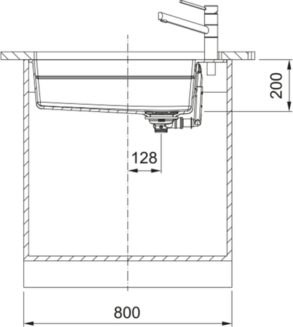 Franke Kubus 2 Pro KNG 110-62 Undermount Sink | The Tap Specialist