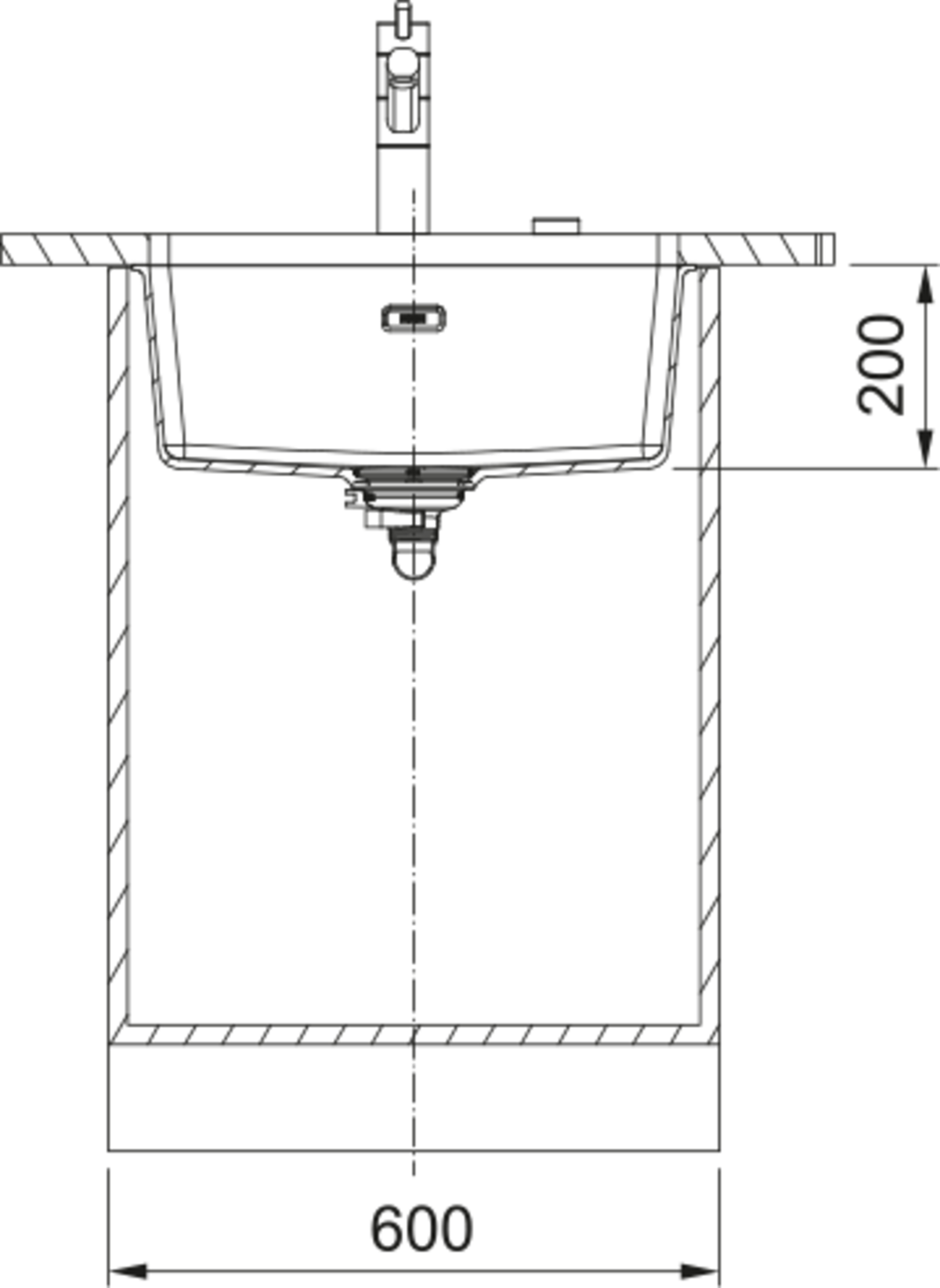 Franke Undermount Maris MRG 110-52 Polar White Sink