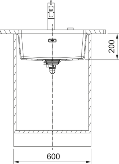 Franke Undermount Maris MRG 110-52 Polar White Sink