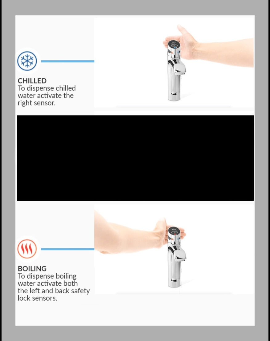 Zip HydroTap G5 Touch Free Wave Boiling Chilled 140/75 for Work