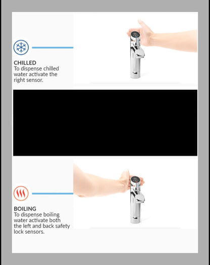 Zip HydroTap G5 Touch Free Wave Boiling Chilled 140/75 for Work