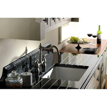 Abode Bayenne Bridge Mixer Dual Lever Tap With/out Integrated Hand Spray - The Tap Specialist