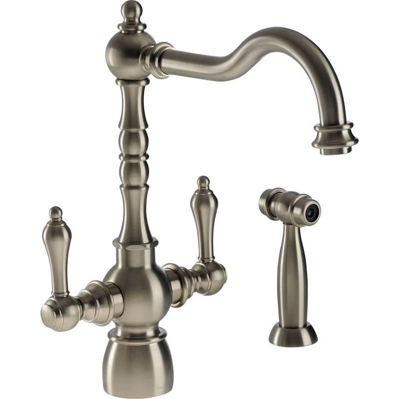 Abode Bayenne Monobloc Dual Lever Tap With or Without Integrated Handspray AT3027 - The Tap Specialist