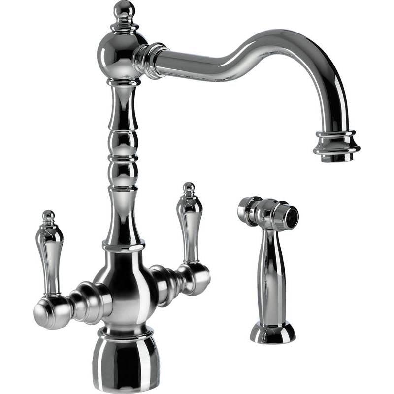 Abode Bayenne Monobloc Dual Lever Tap With or Without Integrated Handspray AT3027 - The Tap Specialist