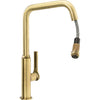 Abode Hex Single Lever Mixer Tap w/Pull Out - Antique Brass AT2090 - The Tap Specialist