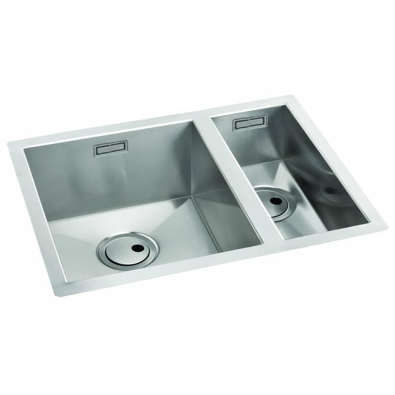 Abode Matrix 1.5 Left Hand Main Bowl Kitchen Sink Stainless Steel - The Tap Specialist