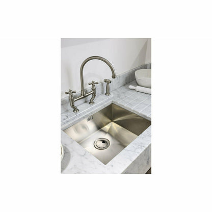 Abode Matrix R0 500mm 1 Bowl Undermount Sink Stainless Steel - The Tap Specialist