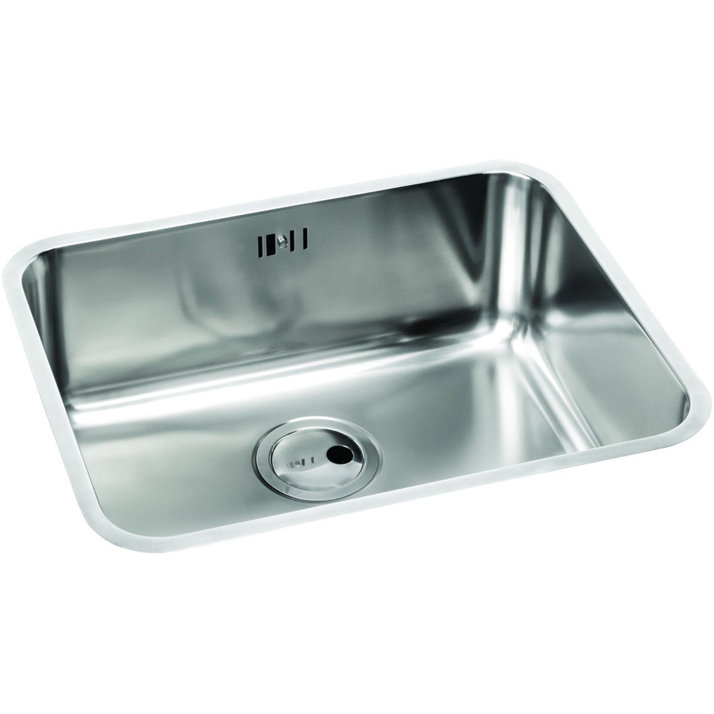 Abode Matrix R50 1B 500mm Undermount Sink - Stainless Steel - The Tap Specialist