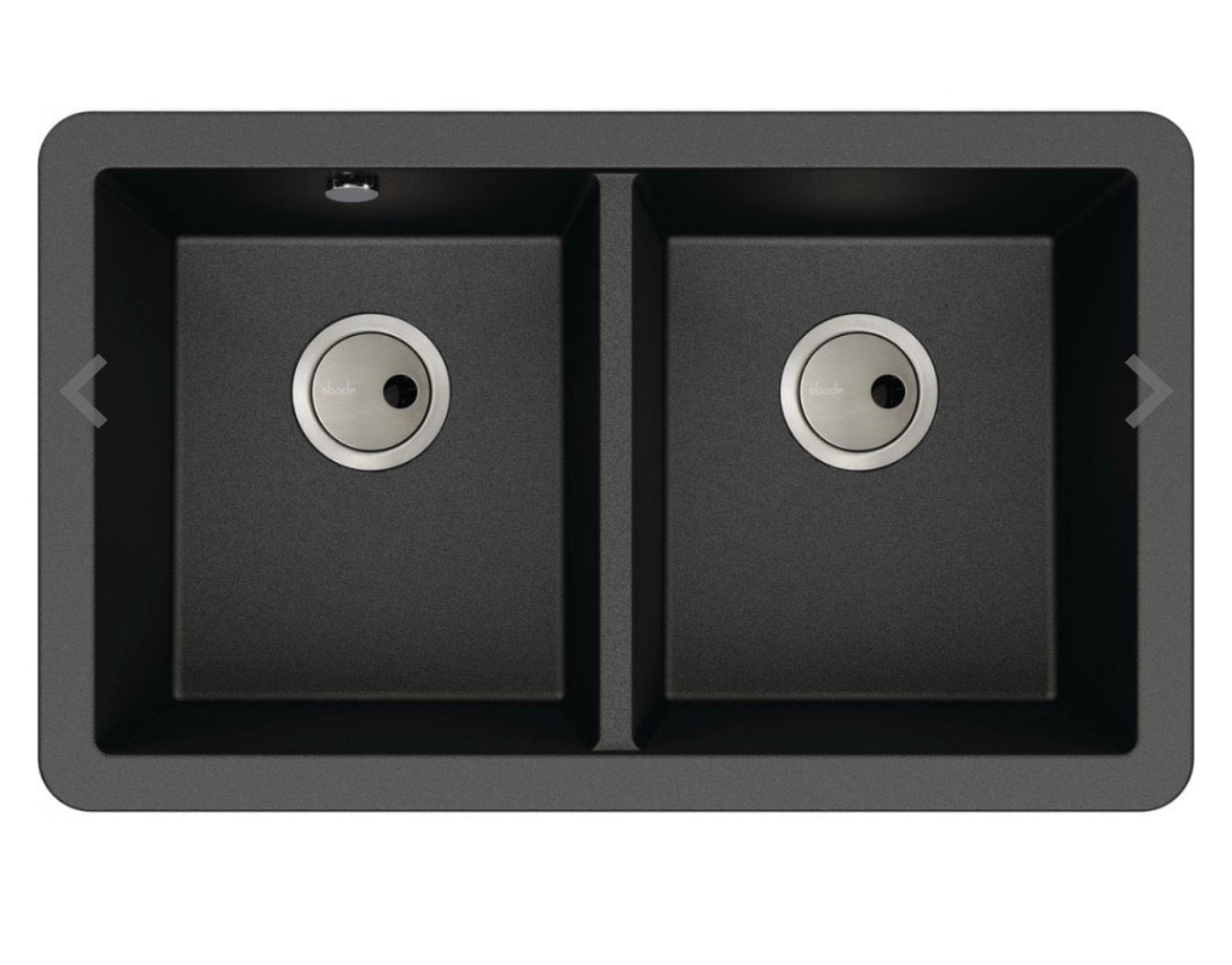 Abode Matrix Sq GR15 2B Granite Undermount Sink - The Tap Specialist