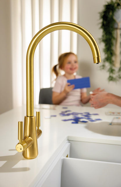 Abode Organico Boiling Water Tap Brass - The Tap Specialist