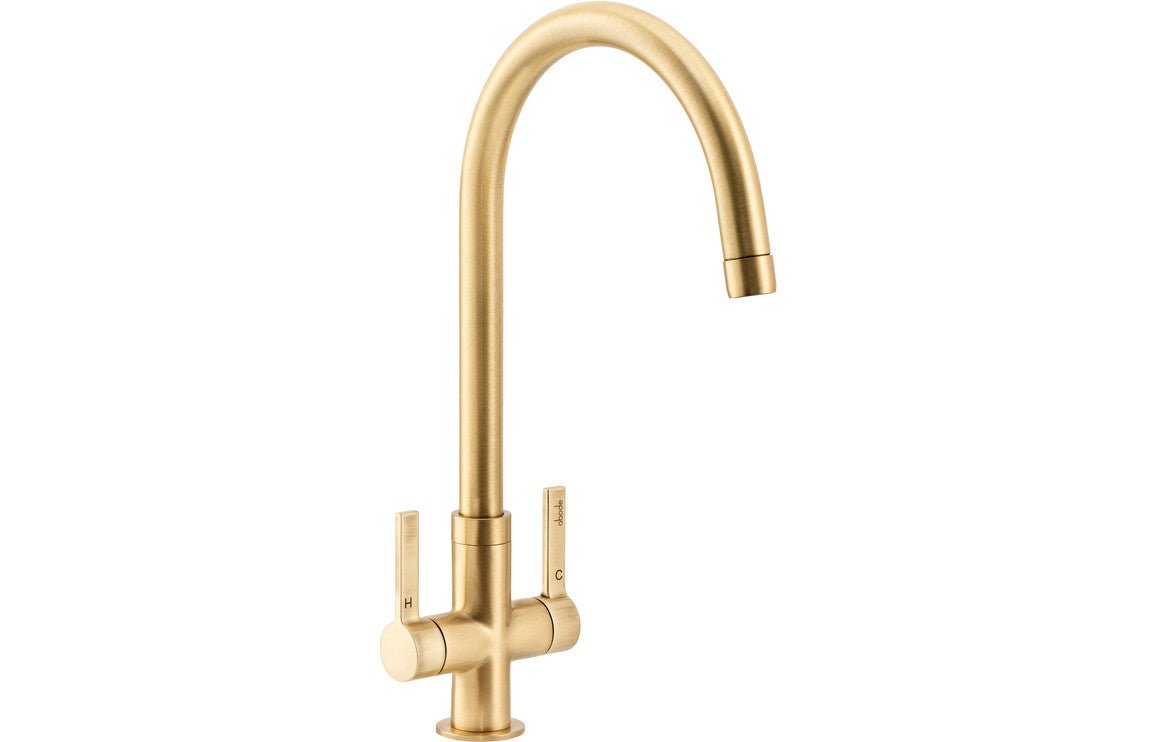 Abode Pico Monobloc Mixer Tap - Brushed Brass - The Tap Specialist