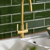 Abode Pico Monobloc Mixer Tap - Brushed Brass - The Tap Specialist