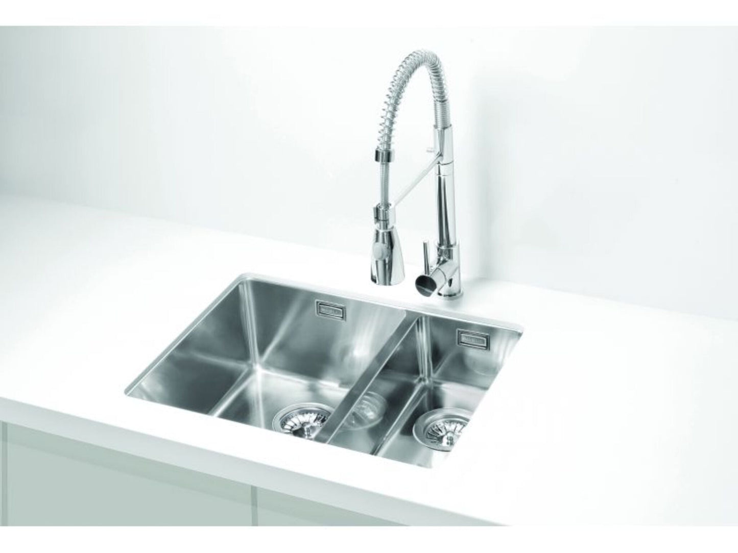 Alveus Kombino 120 1.5 Bowl Stainless Steel Sink 1101960N for 600mm Cabinet - The Tap Specialist