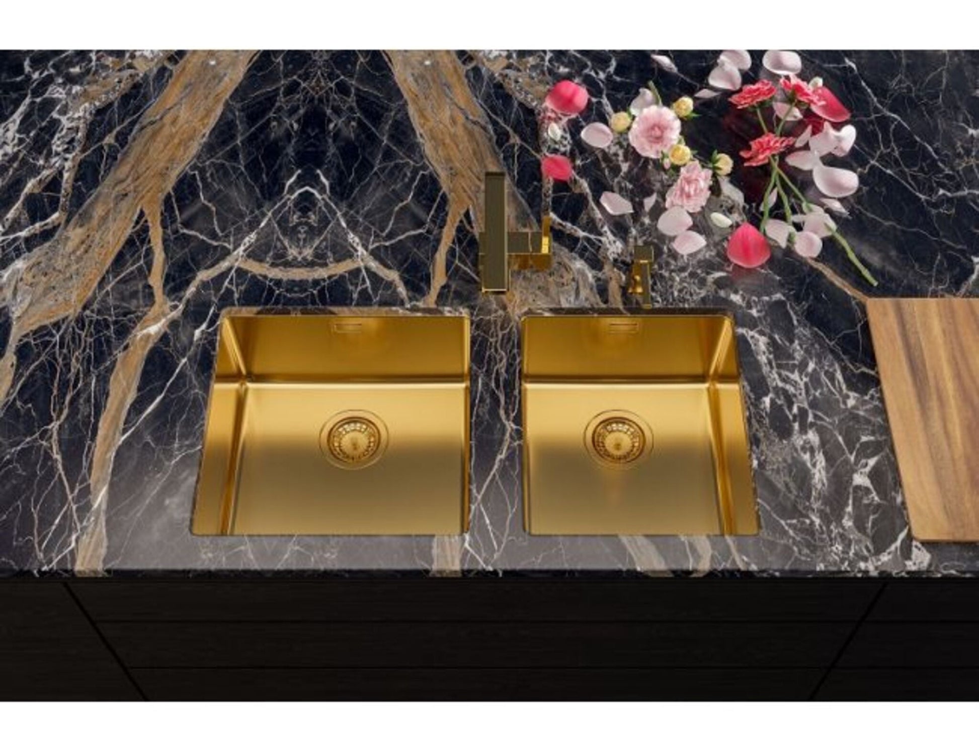 Alveus Kombino 20 - Monarch Single Bowl Bronze Sink for 400mm Cabinet - The Tap Specialist