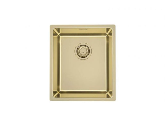 Alveus Kombino 20 - Monarch Single Bowl Gold Sink 1124283N for 400mm Cabinet - The Tap Specialist