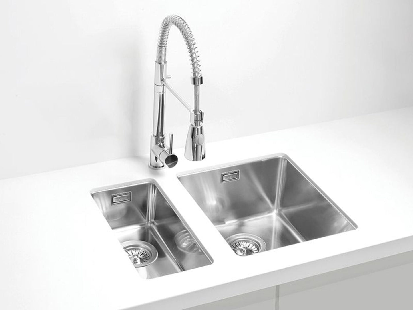 Alveus Kombino 20 Single Bowl Stainless Steel Sink 1100234N for 400mm Cabinet - The Tap Specialist