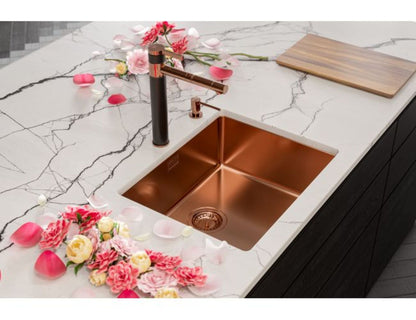 Alveus Kombino 50 - Monarch Single Bowl Copper Sink 1120381N for 600mm Cabinet - The Tap Specialist