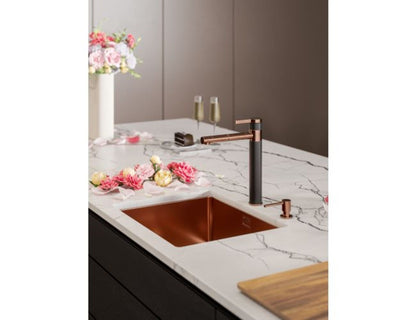 Alveus Kombino 50 - Monarch Single Bowl Copper Sink 1120381N for 600mm Cabinet - The Tap Specialist