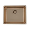 Alveus Kombino 50 - Monarch Single Bowl Copper Sink 1120381N for 600mm Cabinet - The Tap Specialist