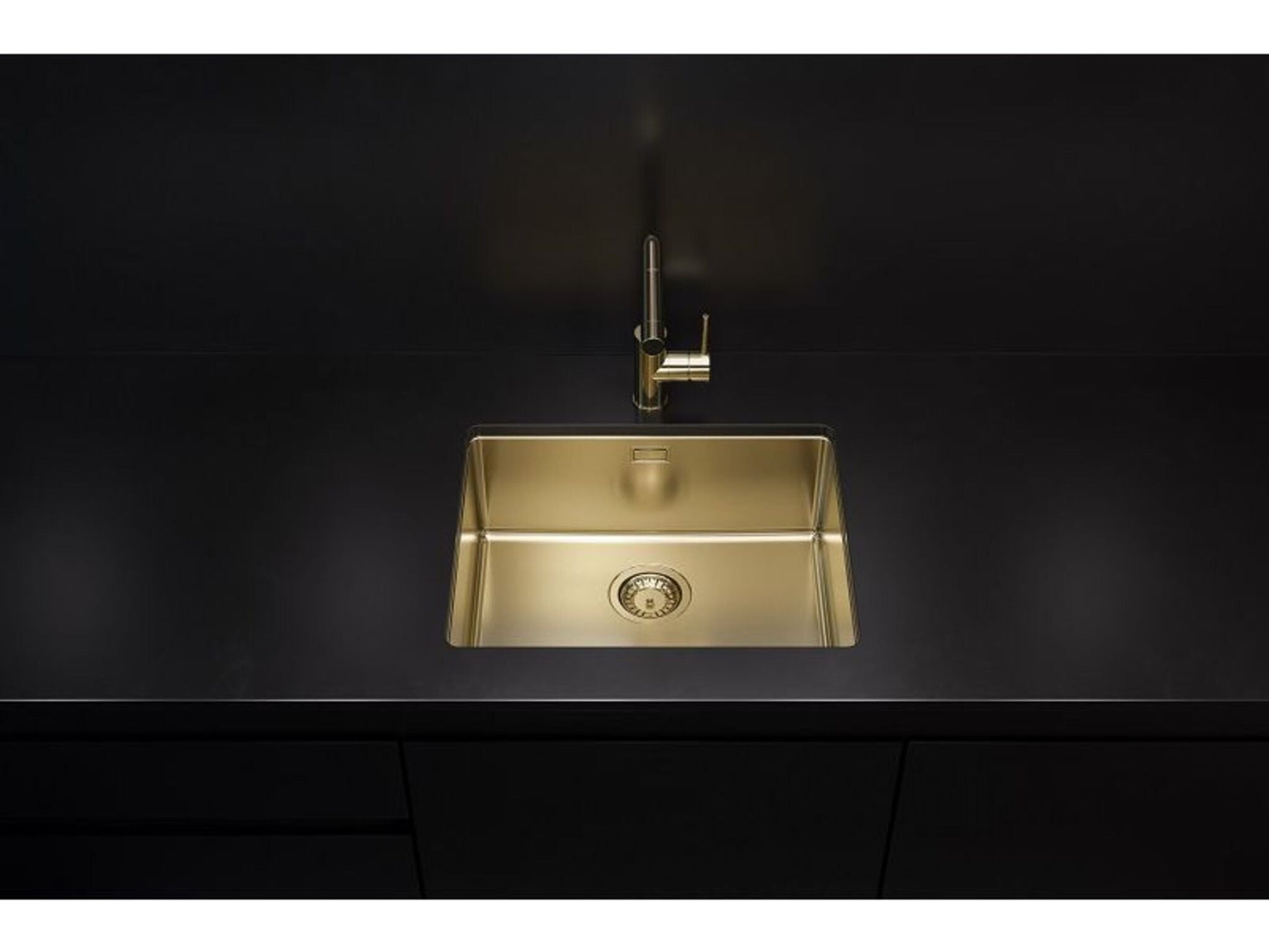 Alveus Kombino 50 - Monarch Single Bowl Gold Sink 1120361N for 600mm Cabinet - The Tap Specialist