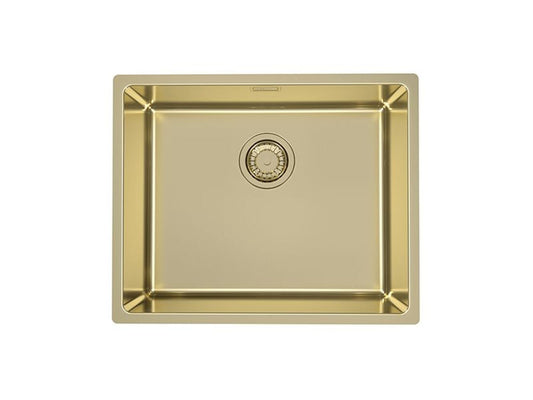 Alveus Kombino 50 - Monarch Single Bowl Gold Sink 1120361N for 600mm Cabinet - The Tap Specialist