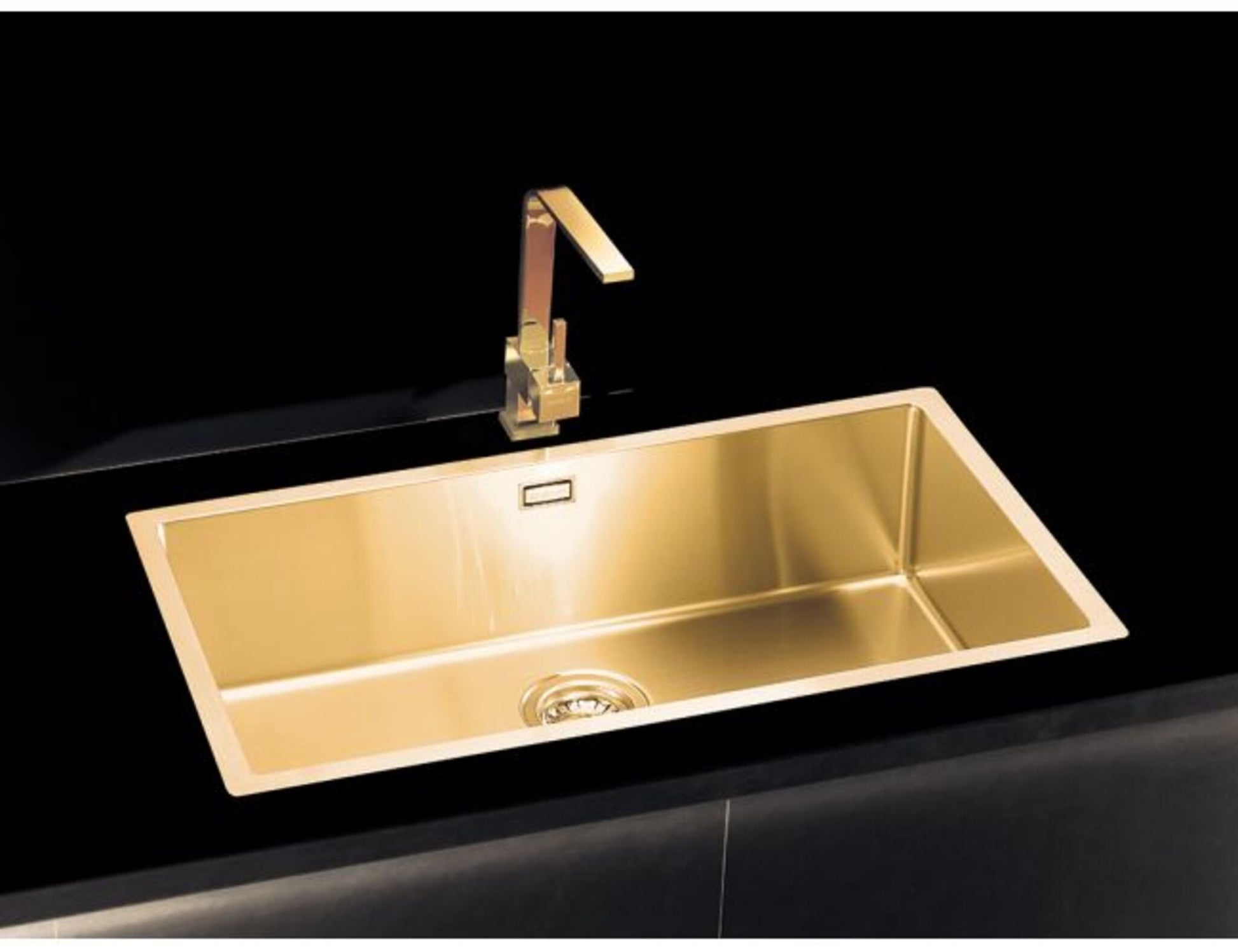 Alveus Monarch Quadrix 60 - Single Bowl Bronze Sink for 800 - 900mm Cabinet - The Tap Specialist