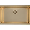 Alveus Monarch Quadrix 60 - Single Bowl Bronze Sink for 800 - 900mm Cabinet - The Tap Specialist