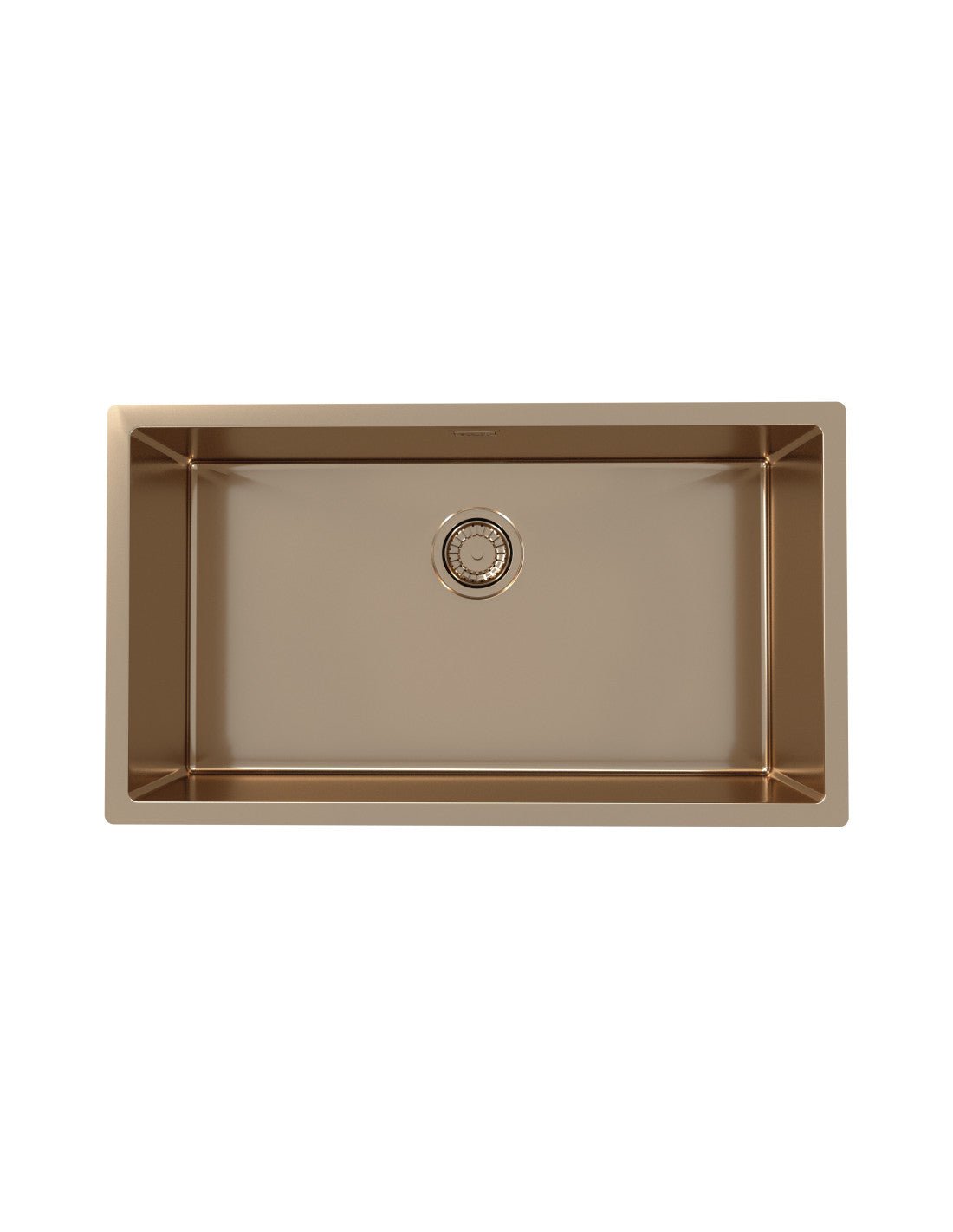 Alveus Monarch Quadrix 60 - Single Bowl Copper Sink 1122729N for 800-900mm Cabinet - The Tap Specialist