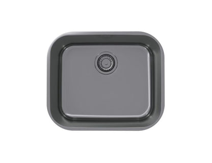 Alveus Variant 10 U - Monarch Single Bowl Anthracite Sink 1113582N for 600mm Cabinet - The Tap Specialist