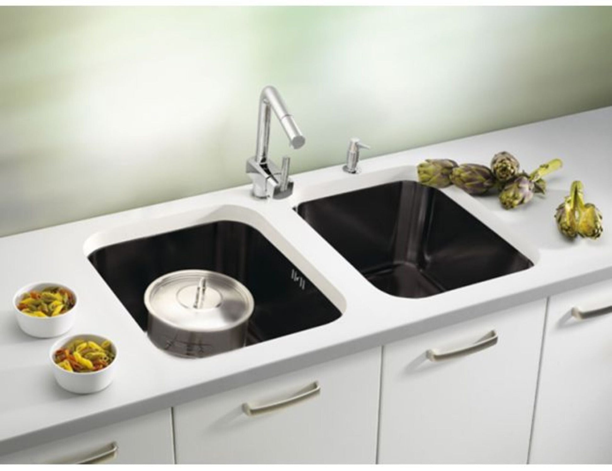 Alveus Variant 10 U - Monarch Single Bowl Anthracite Sink 1113582N for 600mm Cabinet - The Tap Specialist