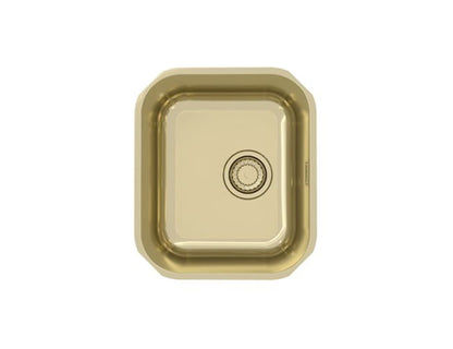 Alveus Variant 40 U - Monarch Single Bowl Gold Sink 1113584N for 450mm Cabinet - The Tap Specialist